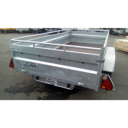 Robuster Metallanhänger, 2 Achsen, 253 x 134 x 50 cm, 750 kg, Lider 39394