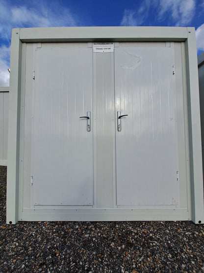 Sanitärmodul WC + Waschbecken + anschließbare Dusche